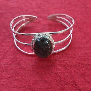 Pietersite bracelet in Sterling Silver. Genuine Pietersite Jewelry